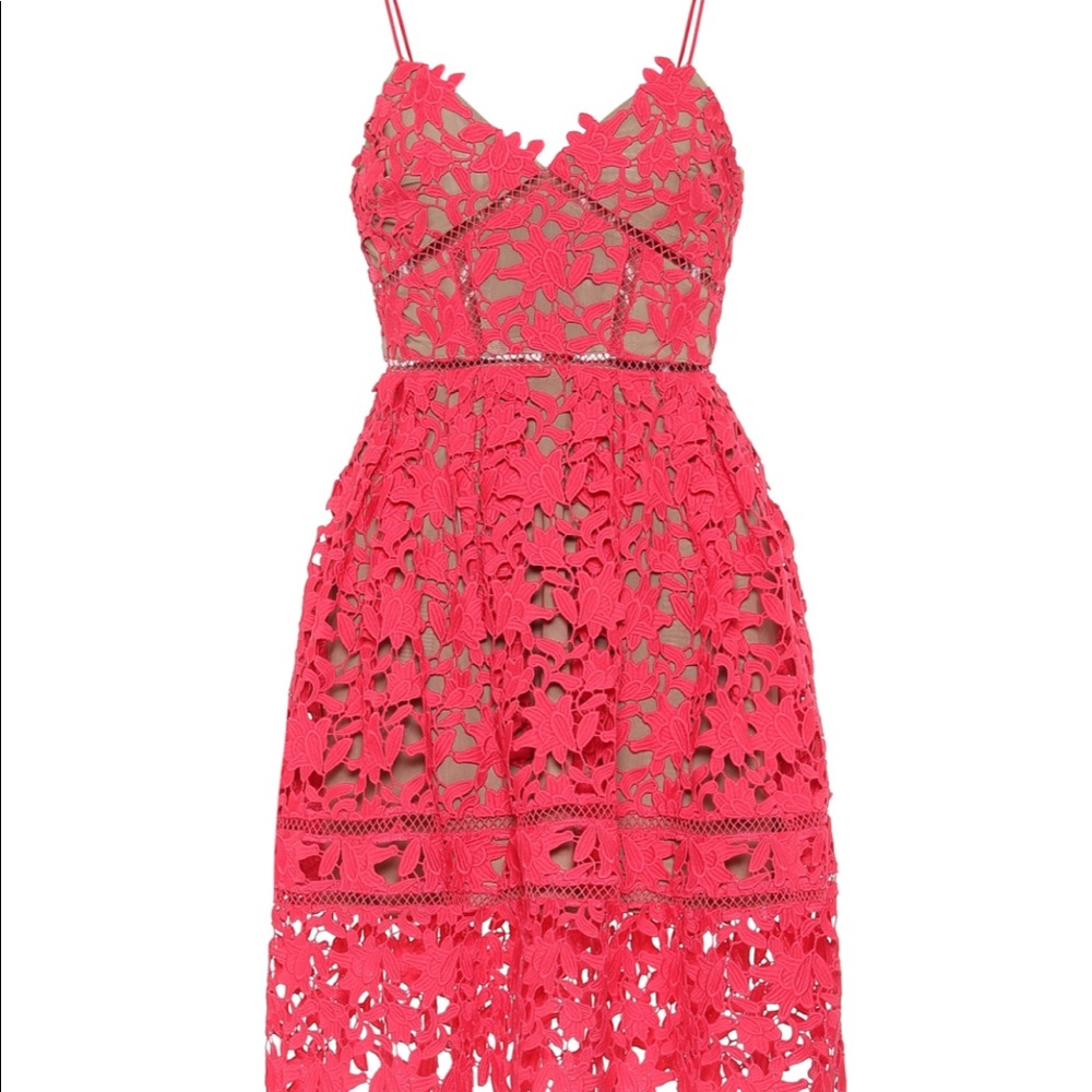 Self Portrait Azalea A-Line Dress sz 8. Never worn.  Color no longer sold.